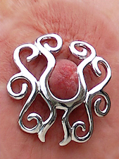 Classic Non Piercing Nipple Rings in Silver #3