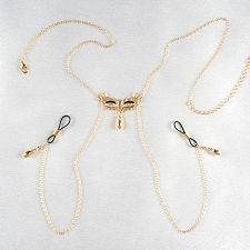 Love Mask of Venice Breast Chain Gold #2
